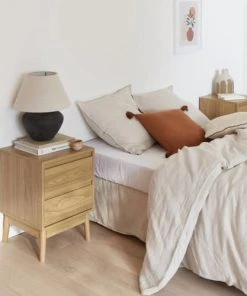 Alice's Garden 2 Tables De Chevet Décor Bois, Deux Tiroirs -Boutique Maisons du Monde 2 tables de chevet decor bois deux tiroirs 2