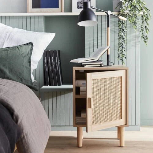 Alice's Garden 2 Tables De Chevet En Cannage, 40x30x58cm 6 Alice's Garden 2 Tables De Chevet En Cannage, 40x30x58cm – Image 4