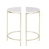 Maisons Du Monde 2 Tables De Chevet En Métal Doré Et Marbre Blanc -Boutique Maisons du Monde 2 tables de chevet en metal dore et marbre blanc 1000 16 37 199953 1