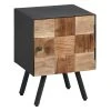 Altobuy Chevet 1 Porte Acier Et Bois Massif -Boutique Maisons du Monde chevet 1 porte acier et bois massif 3