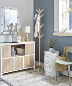 Maisons Du Monde Chevet 1 Porte En Métal Blanc -Boutique Maisons du Monde chevet 1 porte en metal blanc 1000 4 30 166162 5