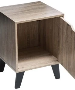 Five Simply Smart Chevet 1 Porte Naturel -Boutique Maisons du Monde chevet 1 porte naturel 1