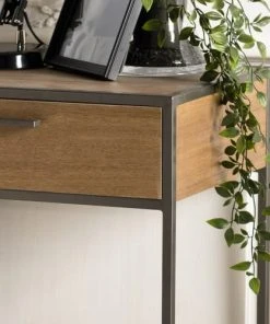 MACABANE Chevet 1 Tiroir 1 étagère Bois Sapin Et Métal -Boutique Maisons du Monde chevet 1 tiroir 1 etagere bois sapin et metal 3