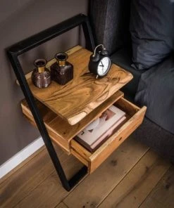 Terre De Nuit Chevet 1 Tiroir 1 Plateau -Boutique Maisons du Monde chevet 1 tiroir 1 plateau 2