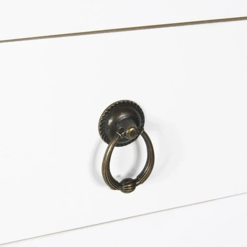 The Home Deco Factory Chevet 1 Tiroir Blanc 6 The Home Deco Factory Chevet 1 Tiroir Blanc – Image 4