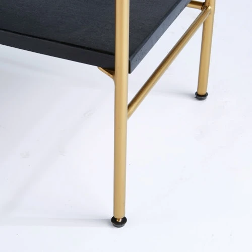 Maisons Du Monde Chevet 1 Tiroir En Acacia Massif Noir Et Métal Doré 7 Maisons Du Monde Chevet 1 Tiroir En Acacia Massif Noir Et Métal Doré – Image 5