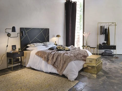 Maisons Du Monde Chevet 1 Tiroir En Acacia Massif Noir Et Métal Doré 8 Maisons Du Monde Chevet 1 Tiroir En Acacia Massif Noir Et Métal Doré – Image 6