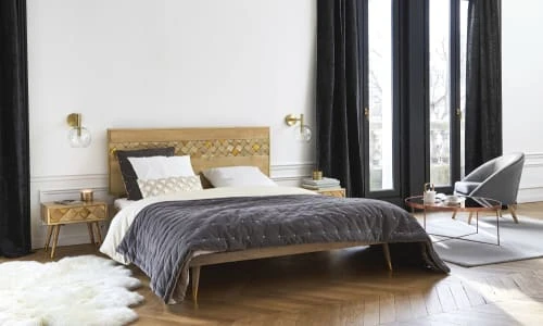 Maisons Du Monde Chevet 1 Tiroir En Manguier Effet Doré 7 Maisons Du Monde Chevet 1 Tiroir En Manguier Effet Doré – Image 5