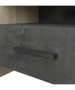 CALICOSY Chevet 1 Tiroir Et 1 Niche L49.6 Cm - Décor Chêne Et Noir 11 CALICOSY Chevet 1 Tiroir Et 1 Niche L49.6 Cm - Décor Chêne Et Noir -Boutique Maisons du Monde chevet 1 tiroir et 1 niche l49 6 cm decor chene et noir 4