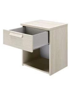 CALICOSY Chevet 1 Tiroir H50cm - Beige -Boutique Maisons du Monde chevet 1 tiroir h50cm beige 2