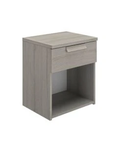 CALICOSY Chevet 1 Tiroir H50cm - Gris -Boutique Maisons du Monde chevet 1 tiroir h50cm gris 4