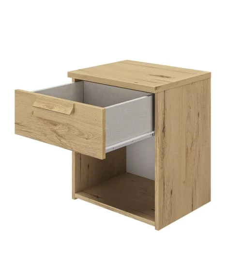 CALICOSY Chevet 1 Tiroir H50cm - Marron Clair 5 CALICOSY Chevet 1 Tiroir H50cm - Marron Clair â Image 3