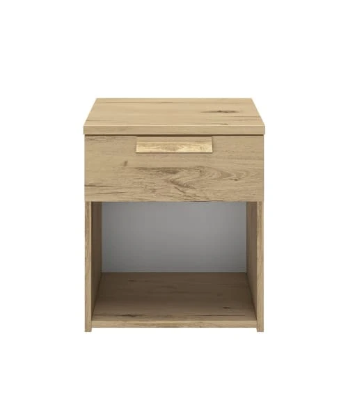 CALICOSY Chevet 1 Tiroir H50cm - Marron Clair 3 CALICOSY Chevet 1 Tiroir H50cm - Marron Clair