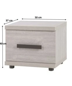 Deladeco Chevet Adulte Contemporain Chêne Clair -Boutique Maisons du Monde chevet adulte contemporain chene clair 3