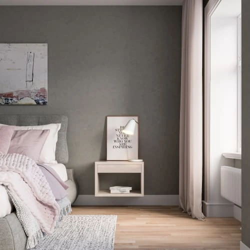 WOODEK Chevet Avec Tiroir En Grand Hêtre Blanc 4 WOODEK Chevet Avec Tiroir En Grand Hêtre Blanc – Image 2