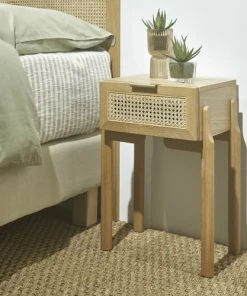 ID Kids Chevet Cannage En Rotin Bois Massif -Boutique Maisons du Monde chevet cannage en rotin bois massif 2