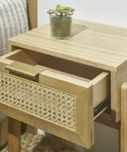 ID Kids Chevet Cannage En Rotin Bois Massif -Boutique Maisons du Monde chevet cannage en rotin bois massif 4