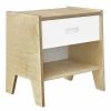 ID Kids Chevet Effet Bois Blanc Et Bois -Boutique Maisons du Monde chevet effet bois blanc et bois