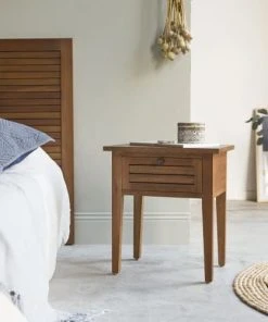 Tikamoon Chevet En Acacia Massif