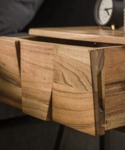 Mathi Design Chevet En Bois D'acacia Marron -Boutique Maisons du Monde chevet en bois d acacia marron 1