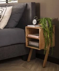 Vivabita Chevet En Bois D'acacia Massif -Boutique Maisons du Monde chevet en bois d acacia massif 1