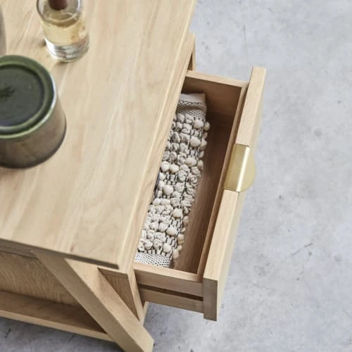 Tikamoon Chevet En Chêne Massif 7 Tikamoon Chevet En Chêne Massif – Image 5