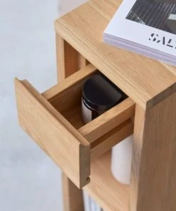 Tikamoon Chevet En Chêne Massif -Boutique Maisons du Monde chevet en chene massif 8