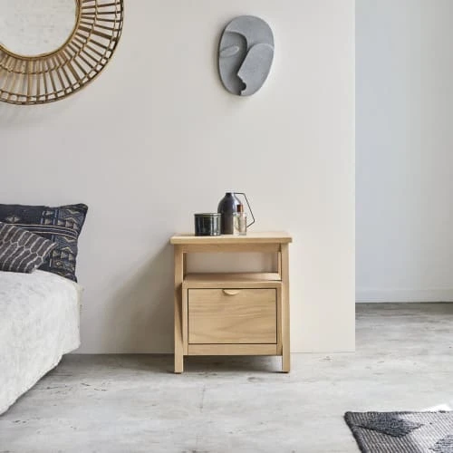 Tikamoon Chevet En Chêne Massif 3 Tikamoon Chevet En Chêne Massif