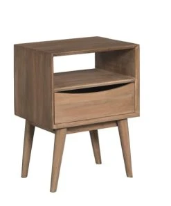 Casatera Chevet En Manguier Bois Clair