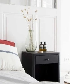 Decoclico Factory Chevet En Métal 1 Tiroir 1 Niche Noir -Boutique Maisons du Monde chevet en metal 1 tiroir 1 niche noir 3