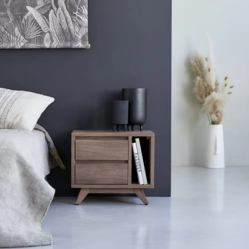 Tikamoon Chevet En Noyer Massif 7 Tikamoon Chevet En Noyer Massif – Image 5