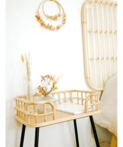 Saudara Collections Chevet En Rotin Naturel Et Métal -Boutique Maisons du Monde chevet en rotin naturel et metal 3