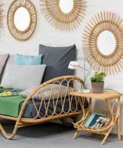 Kok Maison Chevet En Rotin Vintage Beige -Boutique Maisons du Monde chevet en rotin vintage beige 1