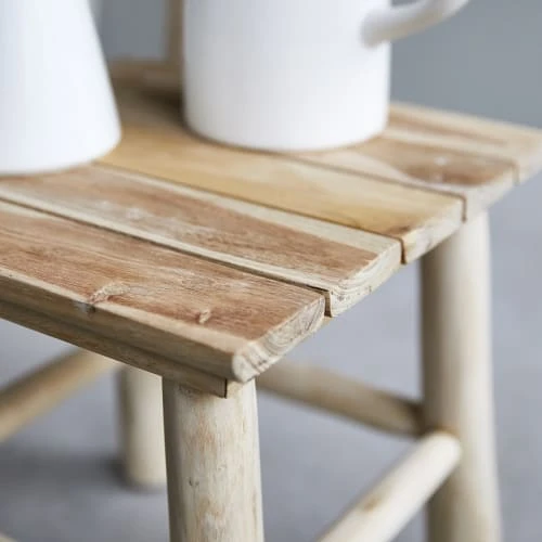 Tikamoon Chevet En Teck Massif 7 Tikamoon Chevet En Teck Massif – Image 5