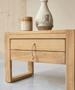 Tikamoon Chevet En Teck Massif -Boutique Maisons du Monde chevet en teck massif 2