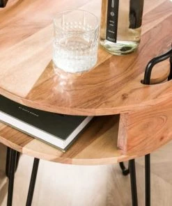 Vivabita Chevet Industriel En Bois D'acacia Massif Et Métal -Boutique Maisons du Monde chevet industriel en bois d acacia massif et metal 6