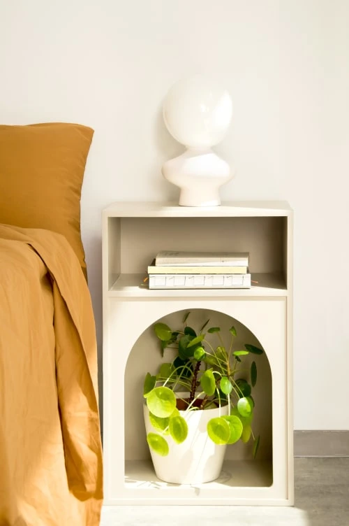 RNT By Really Nice Things Chevet Rangement En Mdf Laqué Taupe 4 RNT By Really Nice Things Chevet Rangement En Mdf Laqué Taupe – Image 2