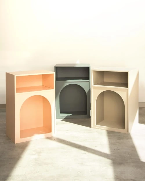 RNT By Really Nice Things Chevet Rangement En Mdf Laqué Taupe 5 RNT By Really Nice Things Chevet Rangement En Mdf Laqué Taupe – Image 3