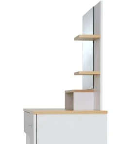 Tectake Coiffeuse ZOE Moderne Blanc -Boutique Maisons du Monde coiffeuse zoe moderne blanc 5