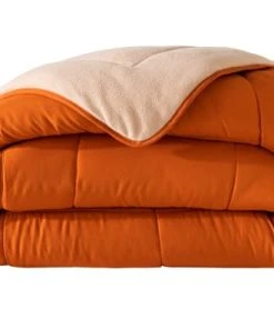 Becquet Couette 240x220 Orange Double Face 400 G/m2