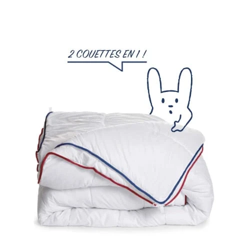 BLEU CALIN Couette 4 Saisons 220x240cm 3 Couettes En 1 7 BLEU CALIN Couette 4 Saisons 220x240cm 3 Couettes En 1 – Image 5