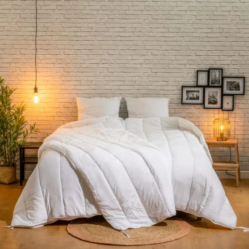 BLEU CALIN Couette Chaleur Réglable 220x240cm SPÉCIAL COUPLES 6 BLEU CALIN Couette Chaleur Réglable 220x240cm SPÉCIAL COUPLES – Image 4