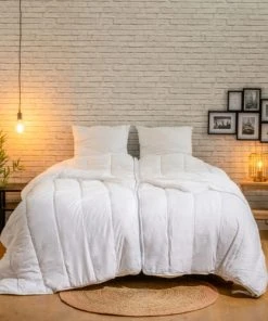 BLEU CALIN Couette Chaleur Réglable 220x240cm SPÉCIAL COUPLES 11 BLEU CALIN Couette Chaleur Réglable 220x240cm SPÉCIAL COUPLES -Boutique Maisons du Monde couette chaleur reglable 220x240cm special couples 4