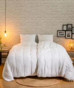 BLEU CALIN Couette Chaleur Réglable 240x260cm SPÉCIAL COUPLES -Boutique Maisons du Monde couette chaleur reglable 240x260cm special couples 2