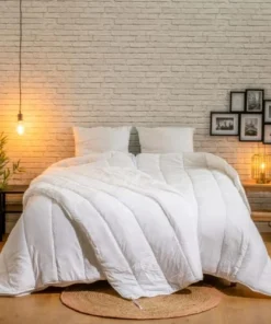 BLEU CALIN Couette Chaleur Réglable 240x260cm SPÉCIAL COUPLES -Boutique Maisons du Monde couette chaleur reglable 240x260cm special couples 3