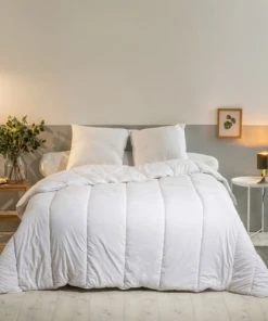 BLEU CALIN Couette Chaude 240x260cm COTON BAMBOO HIVER -Boutique Maisons du Monde couette chaude 240x260cm coton bamboo hiver 1