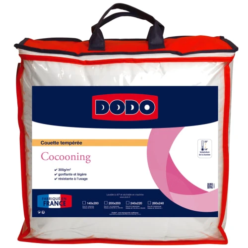 DODO Couette Cocooning Tempérée 220x240 Cm 5 DODO Couette Cocooning Tempérée 220x240 Cm – Image 3