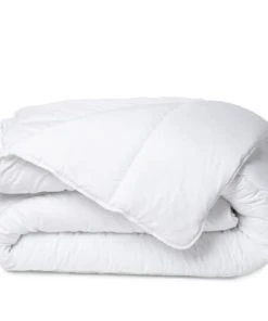 BLEU CALIN Couette Coton Bio 220x240cm Chaude 400g/m