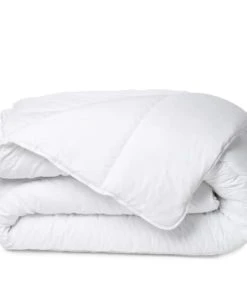 BLEU CALIN Couette Coton Bio 240x260cm Chaude 400g/m