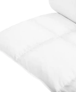 Beliani Couette En Coton Ciré Blanc 220x155cm -Boutique Maisons du Monde couette en coton cire blanc 220x155cm 3